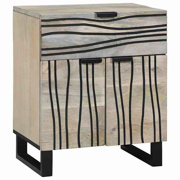 vidaXL Noční skříňka Bílá 50 x 33 x 60 cm Kompozitní dřevo