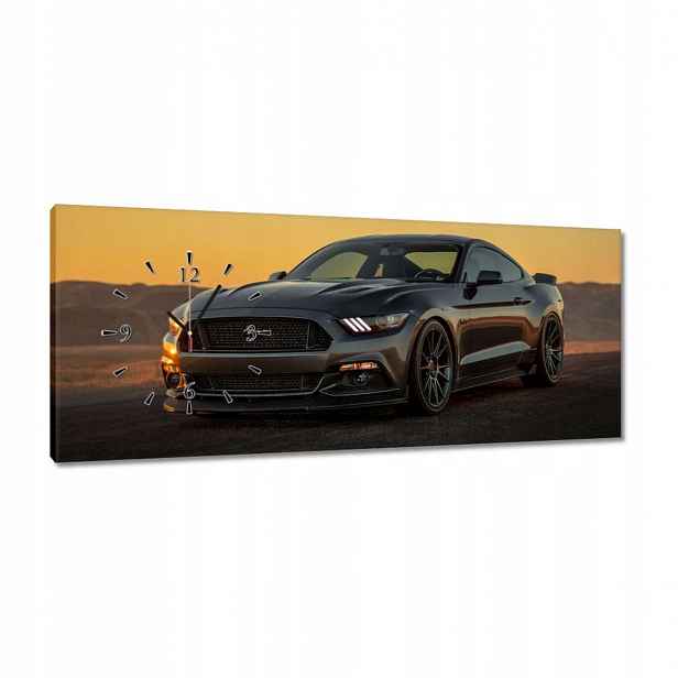 Hodiny 100x40 Ford Mustang vyrobené v Usa