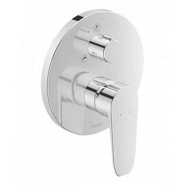 Duravit B.1 - Vanová baterie pod omítku, pro 2 spotřebiče, chrom B15210018010