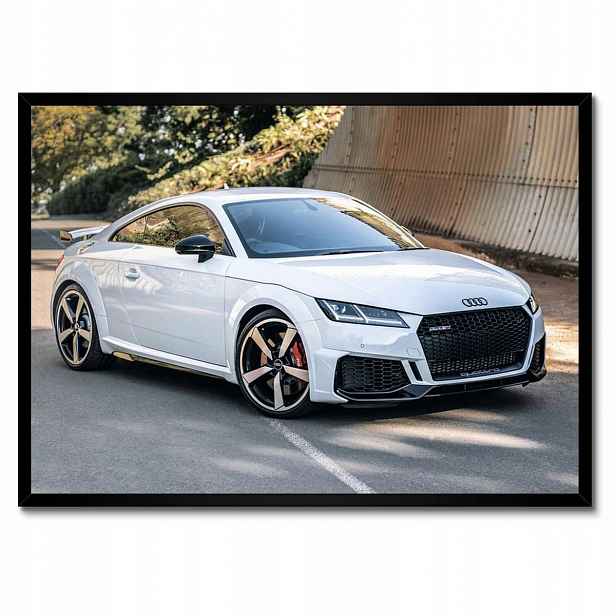 Plakáty v rámu 70x50 Bílé Audi Quattro Tt Rs