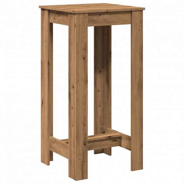 vidaXL Barový stůl dub artisan 51 x 50 x 103,5 cm kompozitní dřevo