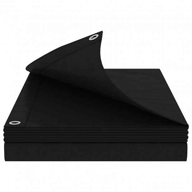 vidaXL Plachta s oky Antracitová šedá 6 x 12 m 260 gsm PE