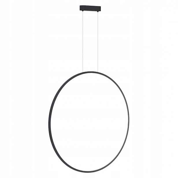 Závěsná lampa Milagro Saturno ML8856 46W Led 80 cm černá IP44 kruhová