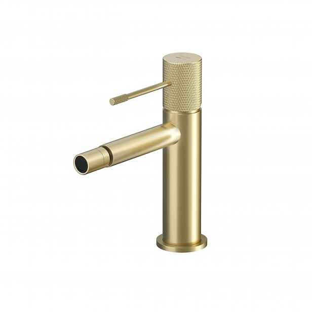 Bidetová baterie Cersanit Zen zlatá matná stojící EasyFIX Pvd 18 cm S1001-153