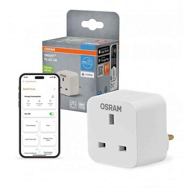 LEDVANCE Plug - Chytrá zásuvka UK s vypínačem, wifi 4058075849501