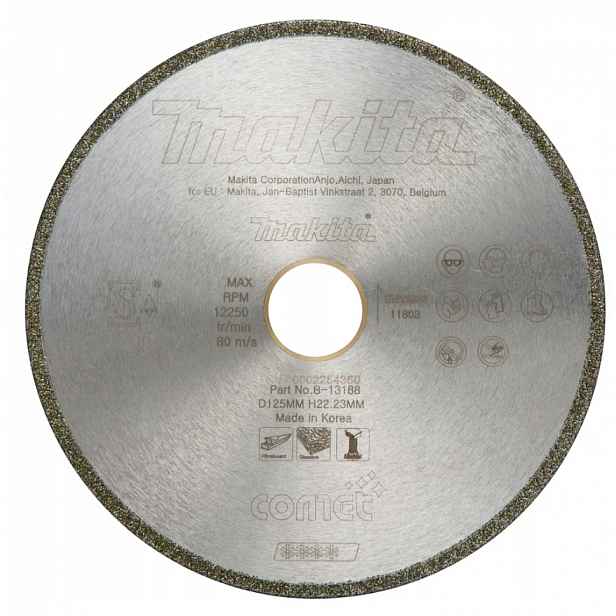 Makita B-13188 Diamantový Kotouč Comet 125x1,5x22.23 mm Segment 5 mm Mramor