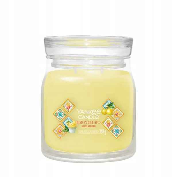 Střední svíčka Signature Lemon Gelato Yankee Candle
