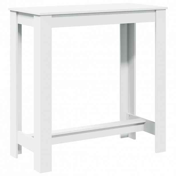 vidaXL Barový stůl bílý 102 x 50 x 103,5 cm kompozitní dřevo