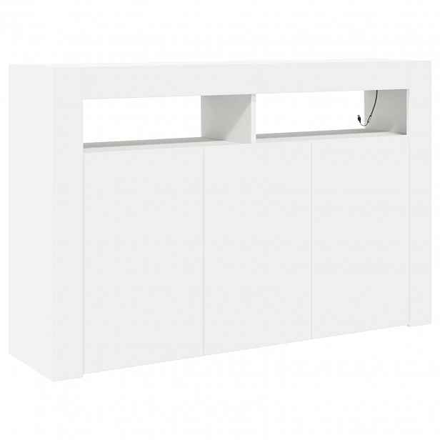 vidaXL Servírovací skříň Bílá 116 x 30 x 75 cm Kompozitní dřevo