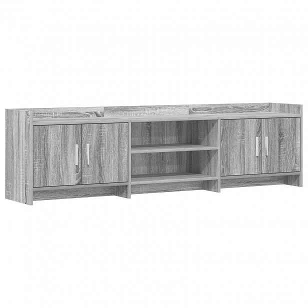 vidaXL Televizní skříň 168 x 33 x 47 cm Šedý Sonoma Kompozitní dřevo