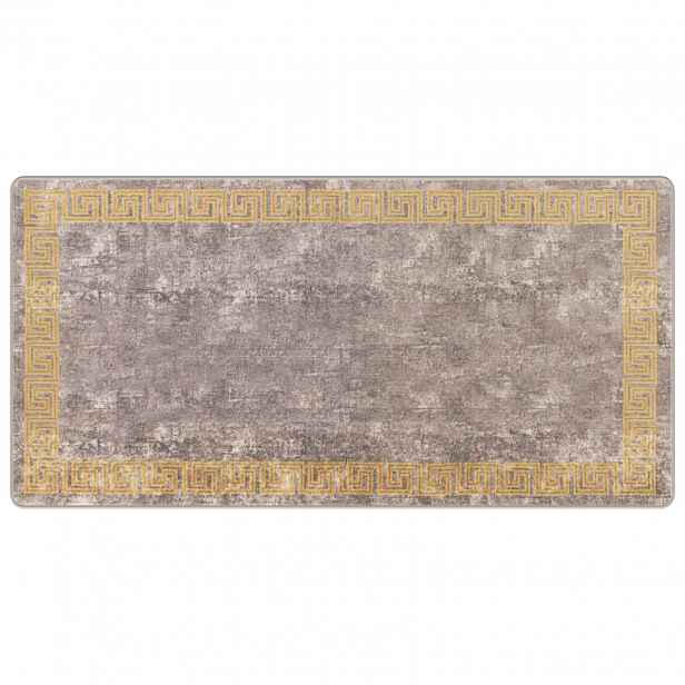 vidaXL Běhoun MARSA Šedá 100 x 200 cm Polyester a PVC