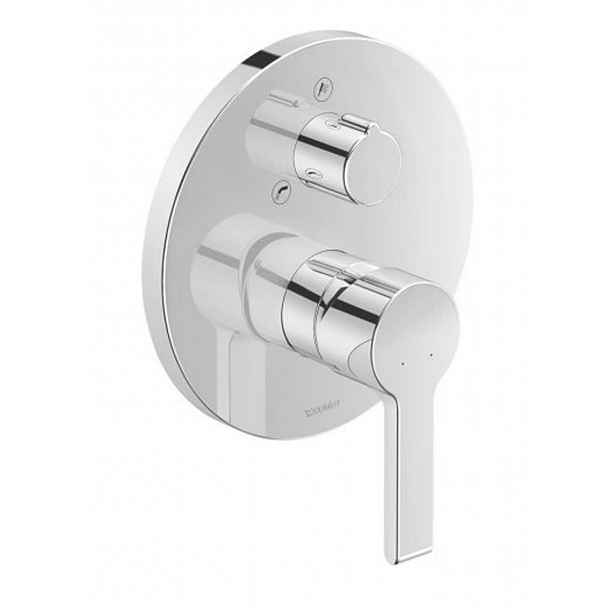 Duravit B.2 - Vanová baterie pod omítku, pro 2 spotřebiče, chrom B25210018010