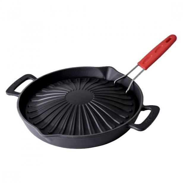 Grilovací pánev litinová 32 cm - LAVA