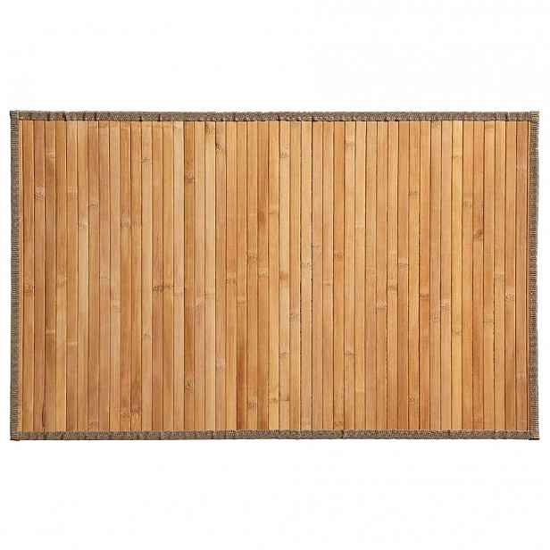 Bambusový protiskluzový koberec BAMBOO ANTISLIP BROWN 50x80 cm