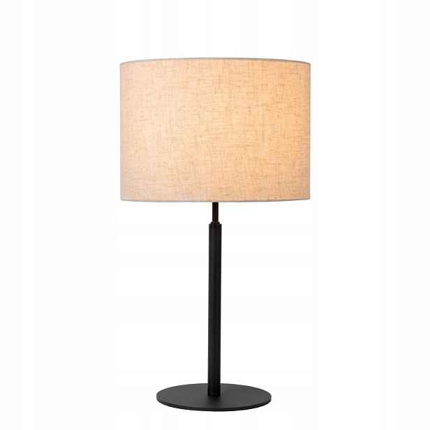 Béžová stolní lampa Maya klasická do kanceláře i obývacího pokoje 81/38/Lucide