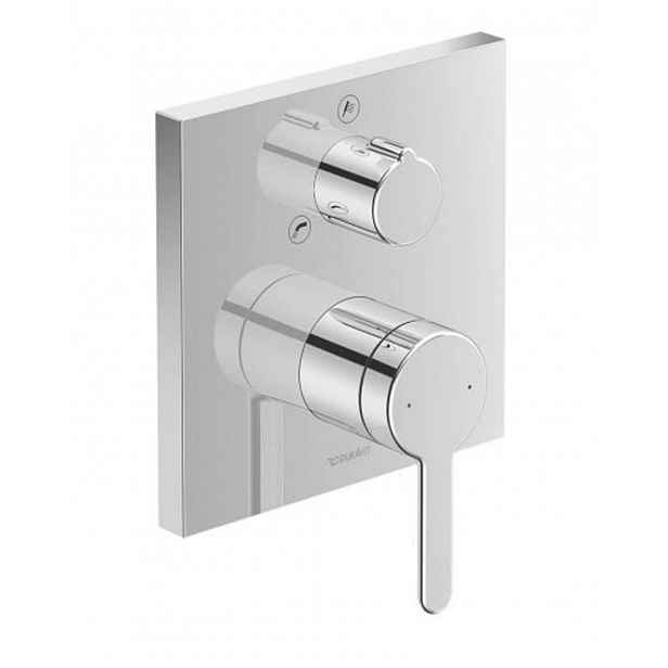 Duravit C.1 - Vanová baterie pod omítku, pro 2 spotřebiče, chrom C15210011010