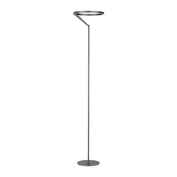 Hliníková LED stmívatelná stojací lampa ve stříbrné barvě (výška 168 cm) Tilia – Nova Luce