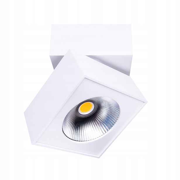 Maxlight Artu Led reflektor 15W Bílý Čtvercový Moderní otočný