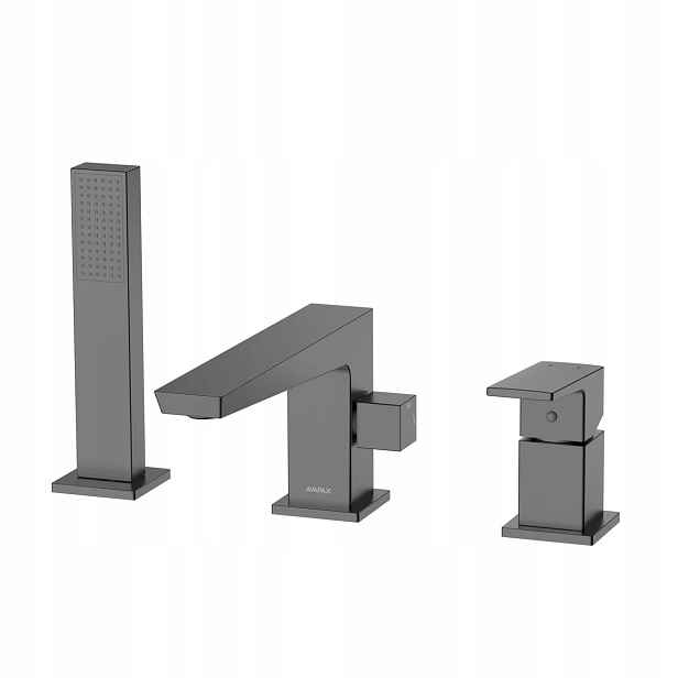 Vellano Vanová baterie Gun Metal Mat 3-otvorová Avapax ABVE231421