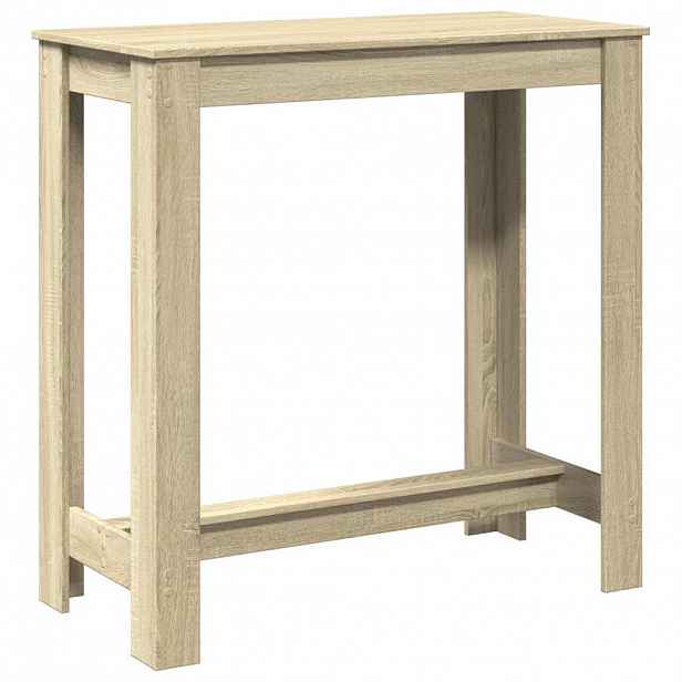 vidaXL Barový stůl dub sonoma 102 x 50 x 103,5 cm kompozitní dřevo