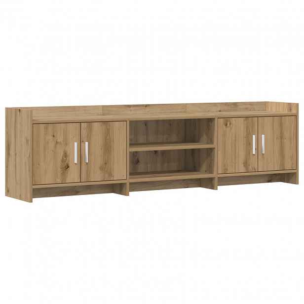 vidaXL Televizní skříň 168 x 33 x 47 cm Dub artisan Kompozitní dřevo