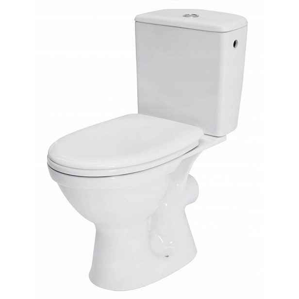 Wc Kompakt bílé pohodlné sedátko s prkénkem Merida 3/6 L