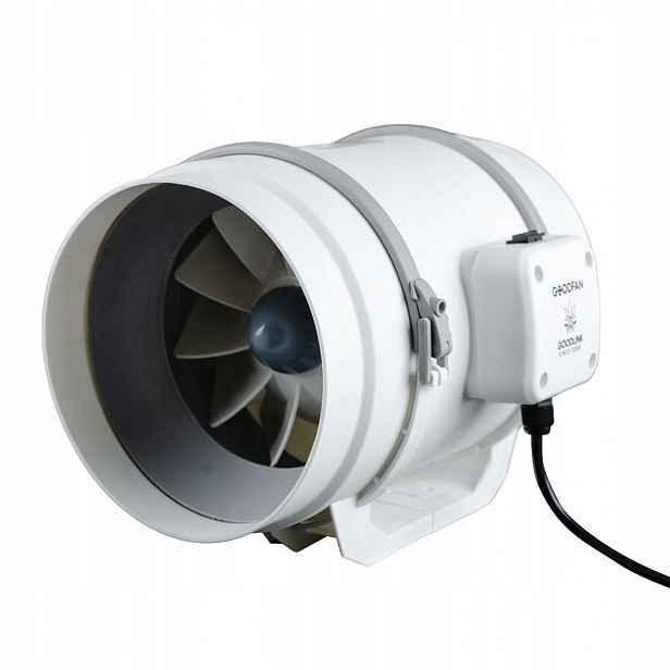 Kanálový Ventilátor 2 Speed 830 m3/h 980 m3/h Ø200 bez kabelu a spínače