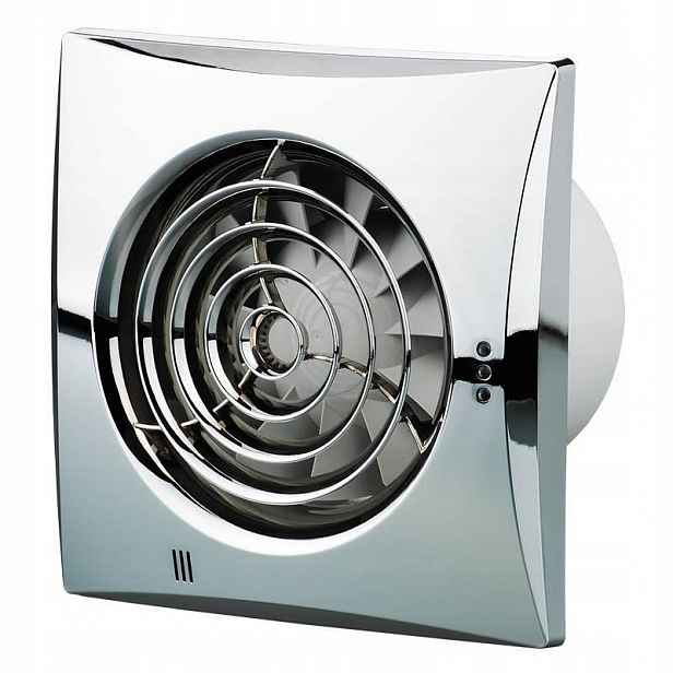 Koupelnový ventilátor Vents 100 Quiet Th Chrome