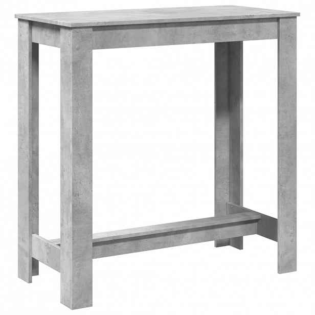 vidaXL Barový stůl betonově šedý 102 x 50 x 103,5 cm kompozitní dřevo