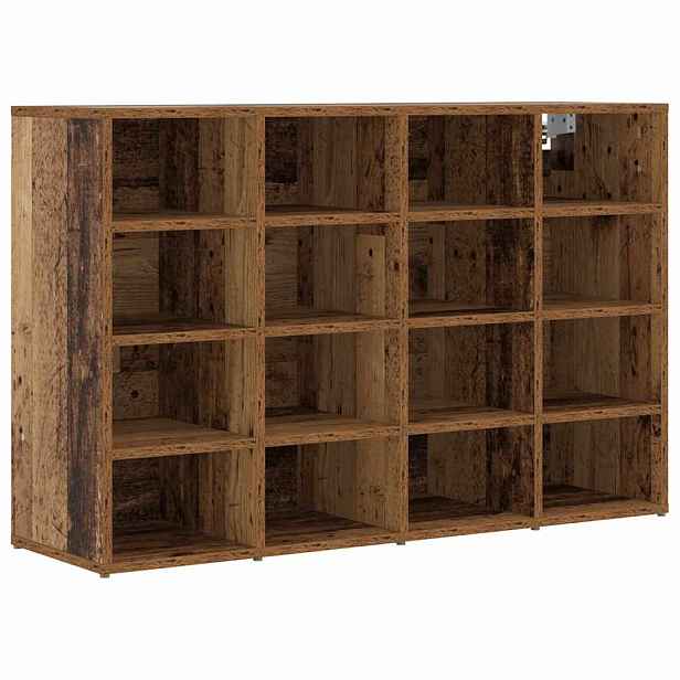 vidaXL Skříň na obuv 103 x 30 x 67 cm Kompozitní dřevo Staré dřevo
