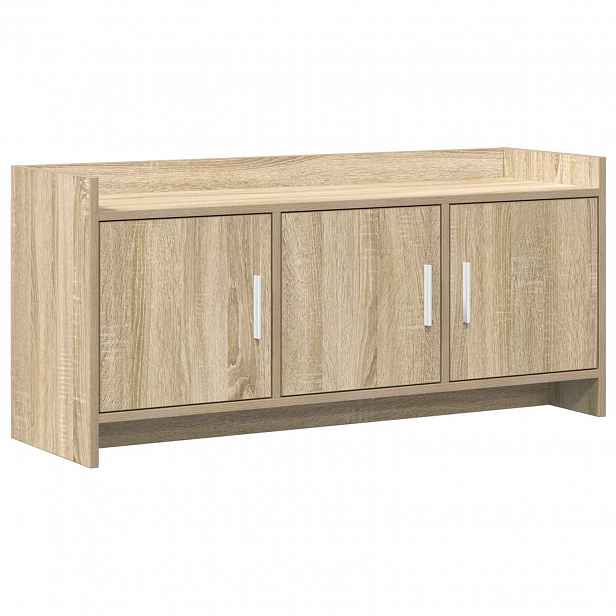 vidaXL Televizní skříň 102 x 33 x 47 cm Dub sonoma Kompozitní dřevo