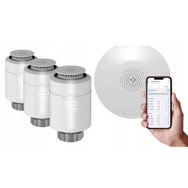 3x Termostatická kartuše Ferguson řídicí jednotka Smart Home