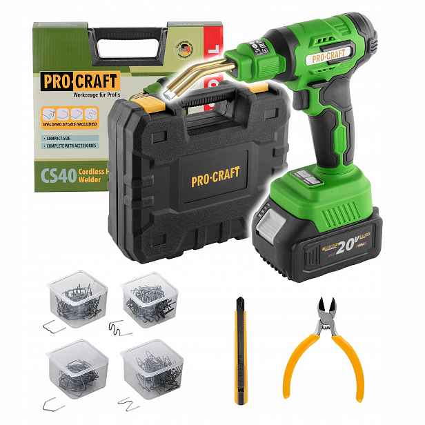 Aku pájecí pistole pro plasty Procraft CS40bb (bez baterie a nabíječky)
