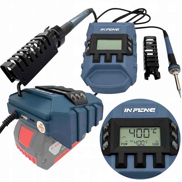 Akumulátorová Páječka Na Baterii Bosch 18 V, Přenosná
