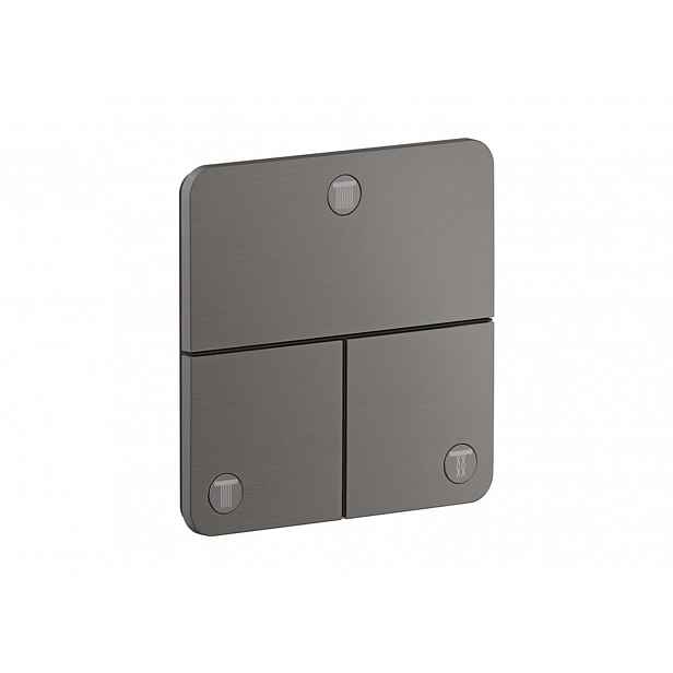 Axor ShowerSelect ID - Ventil pod omítku pro 3 spotřebiče, kartáčovaný černý chrom 36781340