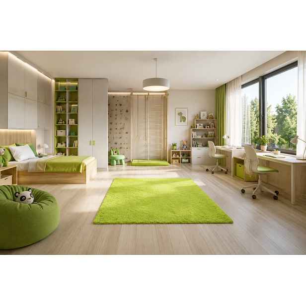 Kusový koberec Spring Green, 160x230, zelená, ložnice, B-line