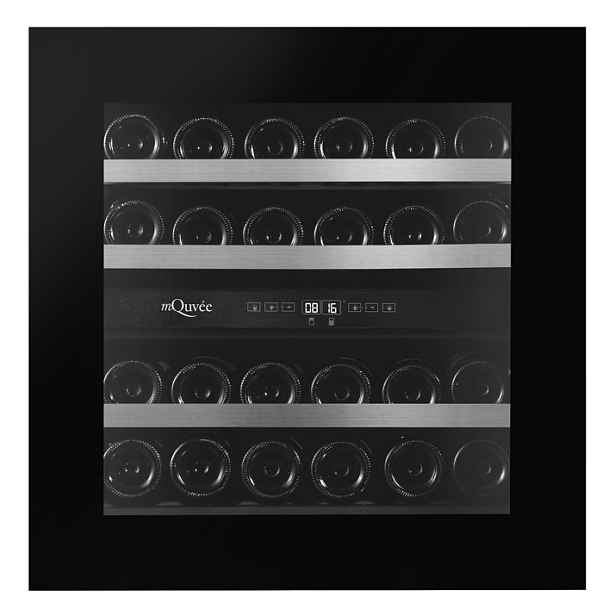 mQuvée Vinotéka vestavná integrovaná WineKeeper 25D - Push-Pull černá