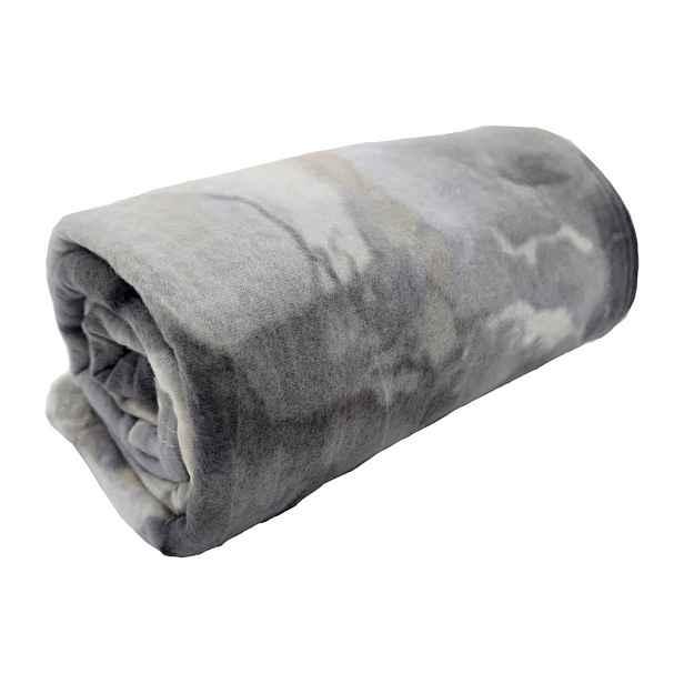 Šedá fleecová deka 150x200 cm Marble – JAHU collections