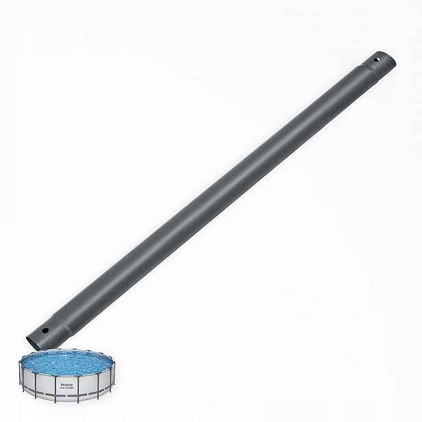 Šedá horizontální trubka Bestway 561PD Steel Pro Max do bazénu, nová
