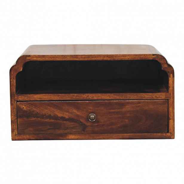 Artisan Furniture PSACÍ STŮL povrchová úprava v odstínu kalifornského ořechu, 1 zásuvka, 4 nohy v severském stylu.