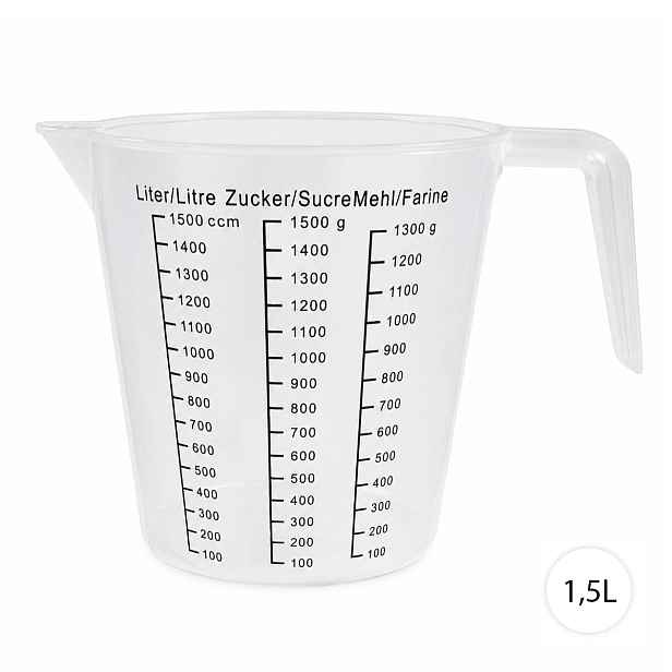 Royal Kitchen Plastová odměrka, 1,5L, 15159