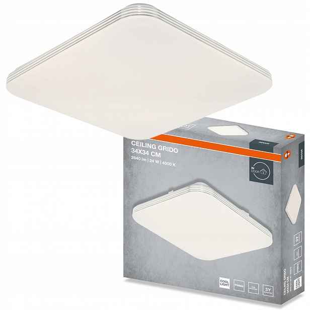 Stropní Svítidlo Led Stropní Svítidlo Nástěnné svítidlo Panel 24W 1680lm 4000K Osram