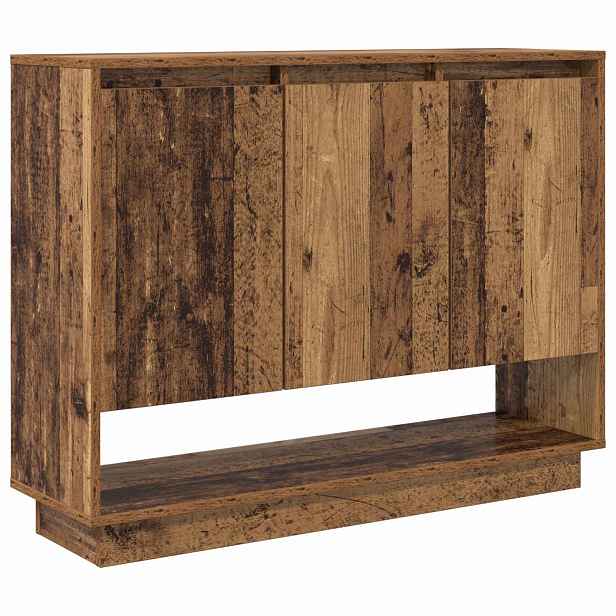 vidaXL Servírovací skříň Staré dřevo 97 x 29 x 75 cm Kompozitní dřevo