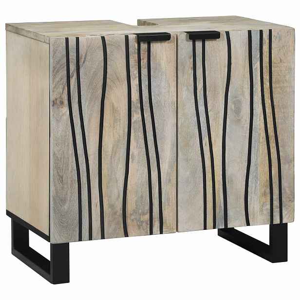 vidaXL Skříňka pod umyvadlo Bílá 62 x 33 x 58 cm Kompozitní dřevo