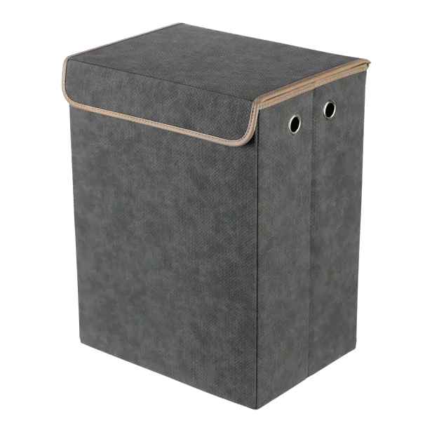 Autronic Koš látkový s víkem DT3004 GREY
