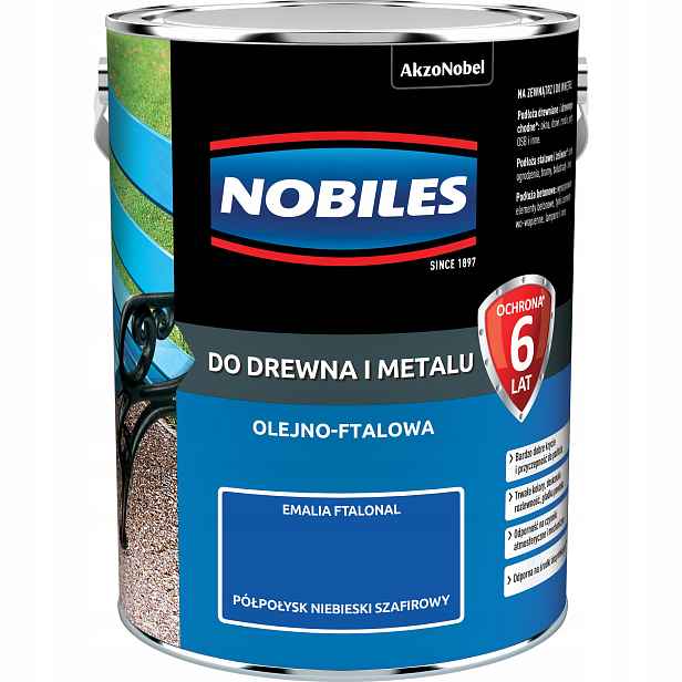 Ftalonal 5 L Modrý Safír Pololesklý Nobiles