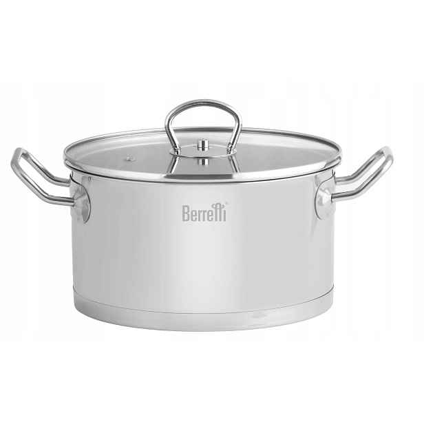 Hrnec Z Nerezové oceli s poklicí Berretti Gemini 24 cm BR-0949