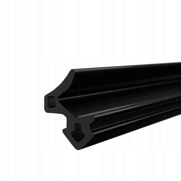 Okenní těsnění pro okna Pvc Černá Elastická Gealan S-1188 100 m