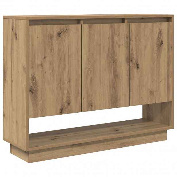 vidaXL Servírovací skříň Artisanový dub 97 x 29 x 75 cm