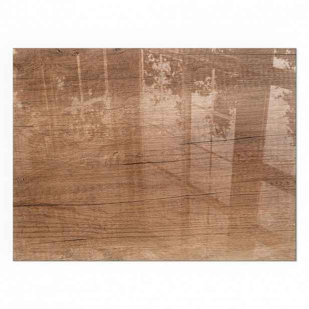 TULUP PODLOŽKA POD KRB 80x60 cm - Přírodní kresba dřeva
